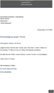 entschuldigung-wegen-termin-bei-schule