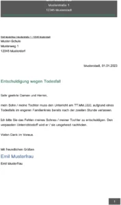 entschuldigung-wegen-todesfall-schule-vorlage