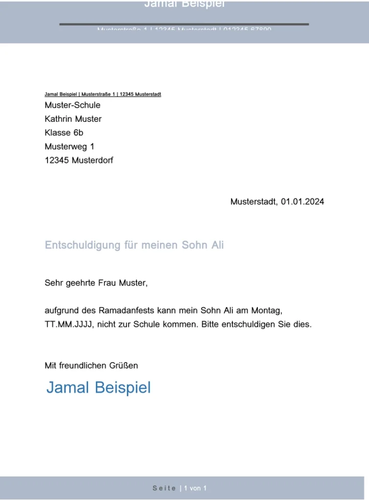 entschuldigungsschreiben-fuer-schule-bei-ramadan