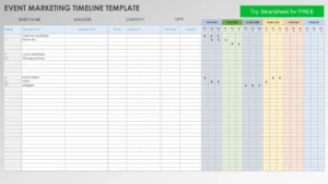 event-marketing-timeline-vorlage