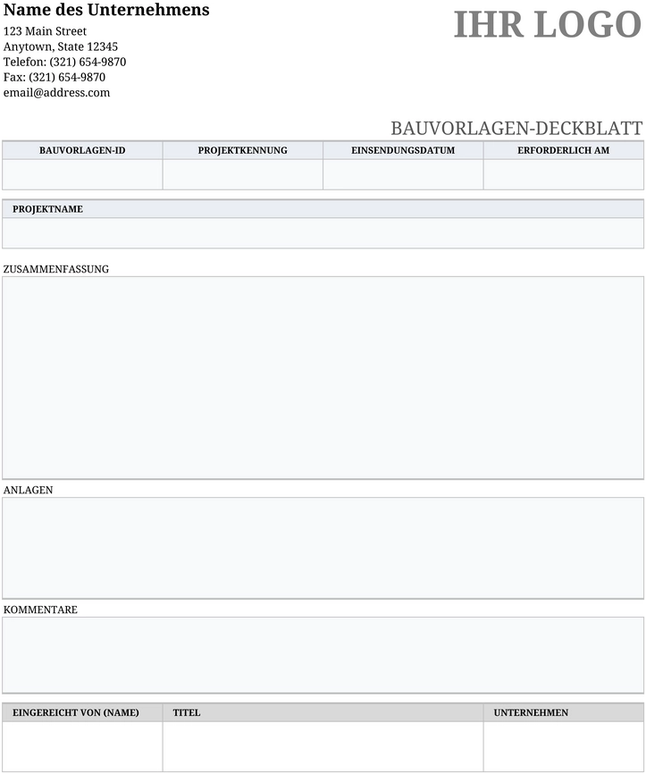 excel-bauvorlagen-deckblatt-fuer-projektmanagement-und-bueroorganisation
