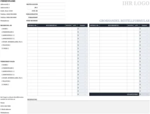 excel-bestellformular-grosshandel-vorlage