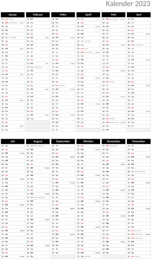 excel-kalender-2023-fuer-effektive-zeitplanung