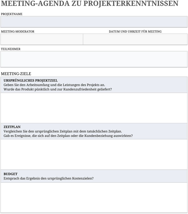 excel-meeting-agenda-fuer-projekterkenntnisse