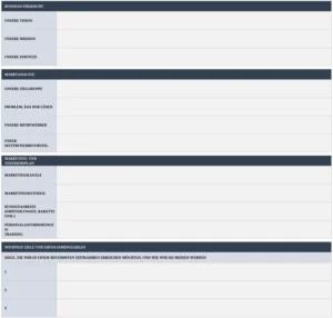 excel-one-page-business-plan-fuer-unternehmensorganisation-und-projektmanagement