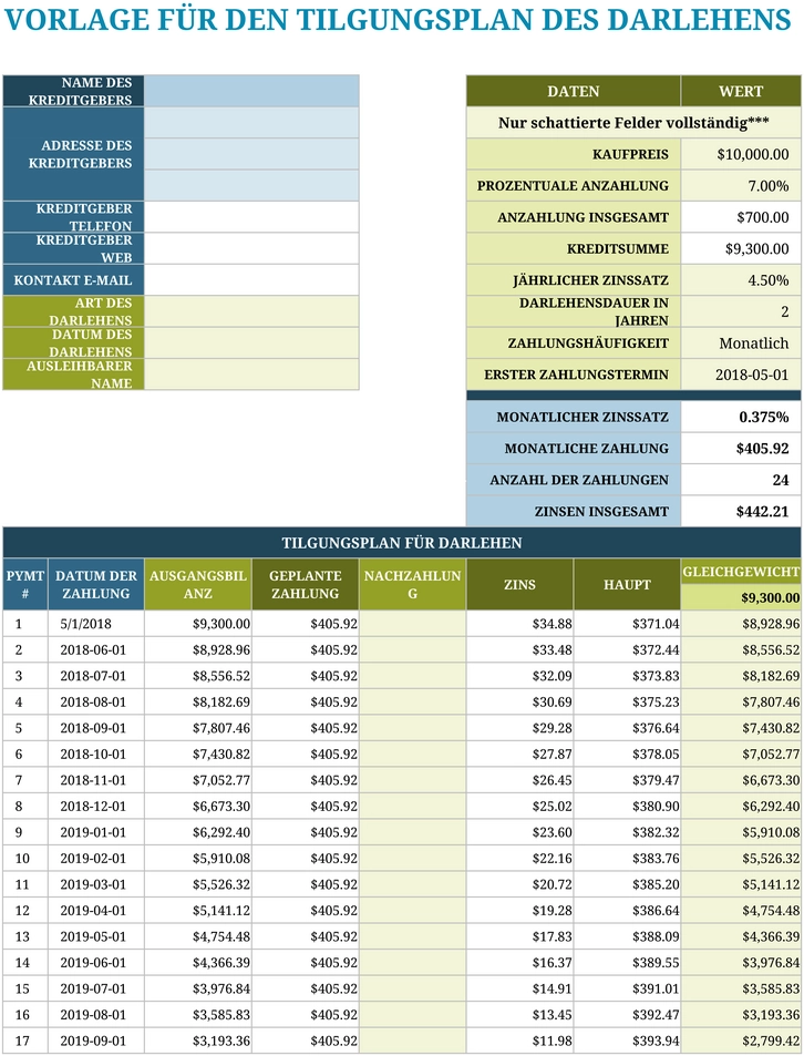 excel-tilgungsplan-fuer-darlehen-unterlagen
