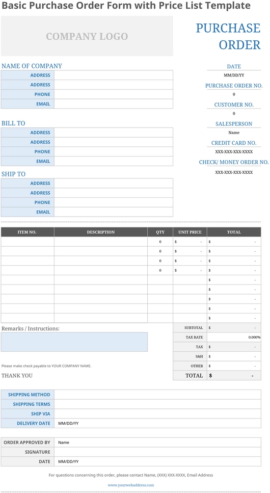 excel-vorlage-bestellformulare-mit-preisliste