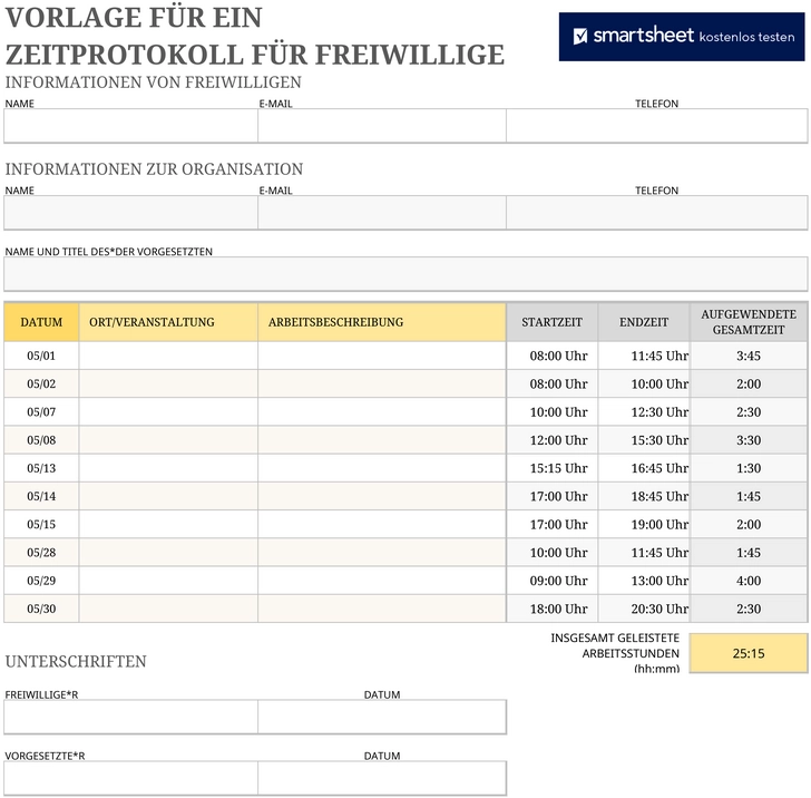 excel-vorlage-freizeit-ehrenamt-dokumentation-arbeitszeiten
