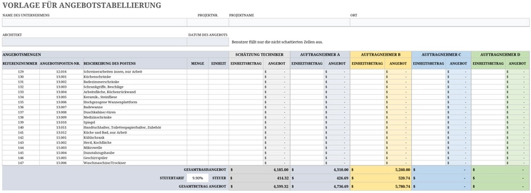 excel-vorlage-fuer-angebotsabstimmung-im-projektmanagement