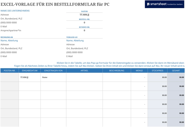 excel-vorlage-fuer-bestellformular-fuer-pc