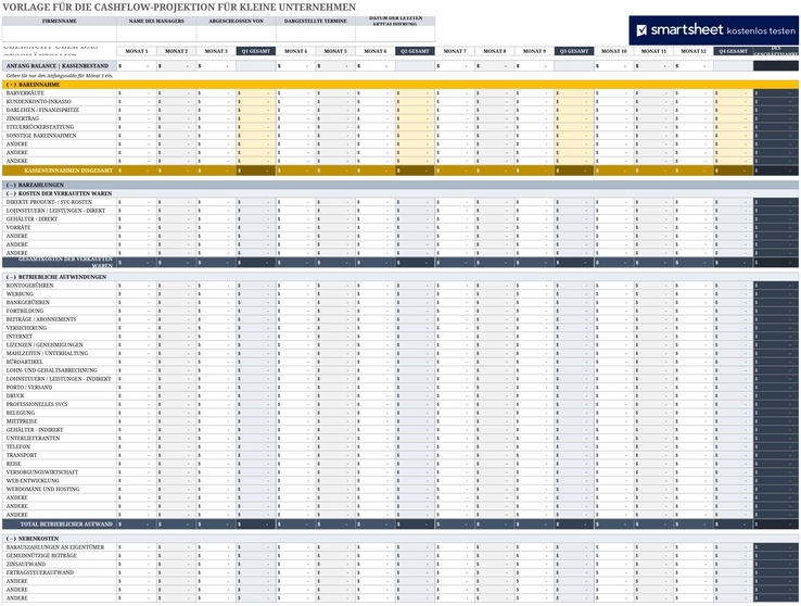 excel-vorlage-fuer-cashflow-projektion-kleine-unternehmen
