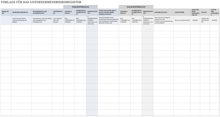 excel-vorlage-fuer-das-unternehmensrisikoregister