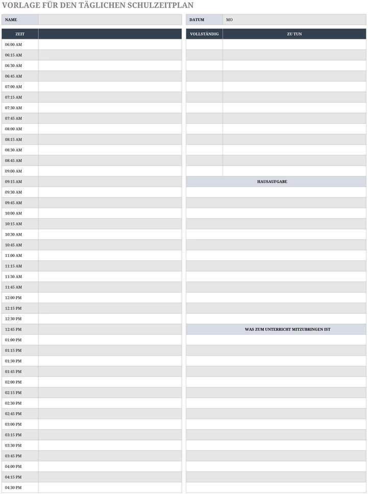 excel-vorlage-fuer-den-taeglichen-schulzeitplan