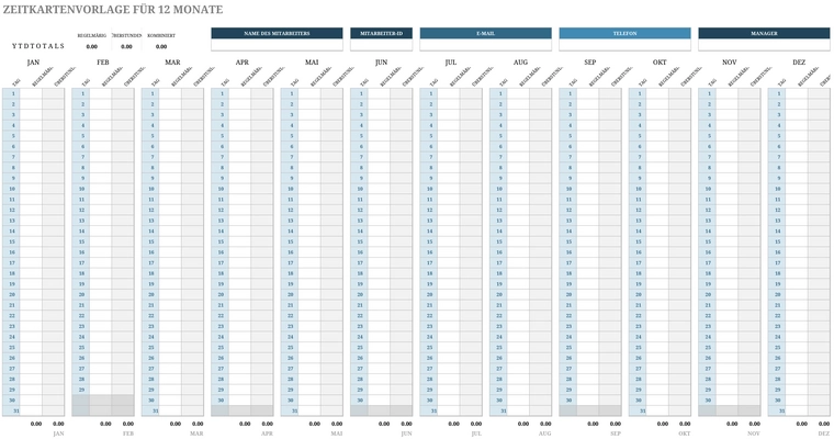 excel-vorlage-fuer-die-zeitkarte-zur-zeiterfassung