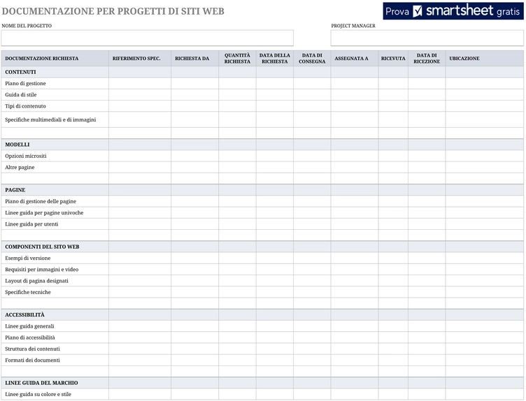 excel-vorlage-fuer-dokumentation-von-webprojekten