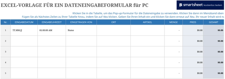 excel-vorlage-fuer-ein-dateneingabeformular