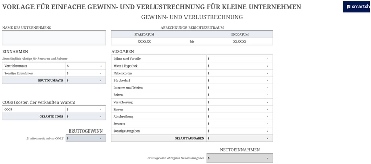 excel-vorlage-fuer-einfache-gewinn-und-verlustrechnung