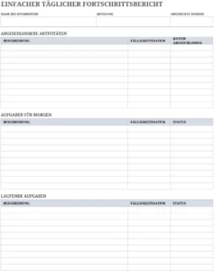 excel-vorlage-fuer-einfachen-taeglichen-fortschrittsbericht
