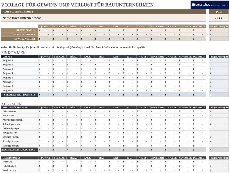 excel-vorlage-fuer-gewinn-und-verlust-bauunternehmen