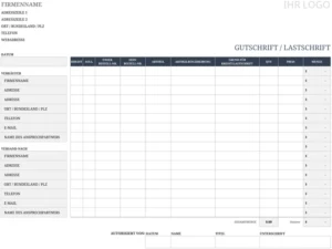 excel-vorlage-fuer-gutschriften-und-lastschriften
