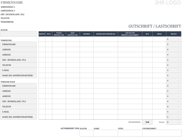 excel-vorlage-fuer-gutschriften-und-lastschriften