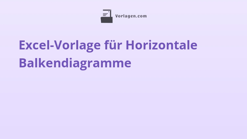 Excel-Vorlage für Horizontale Balkendiagramme