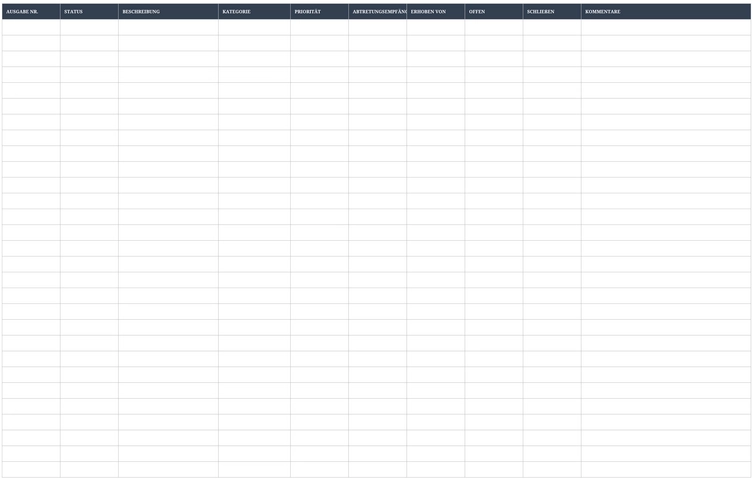 excel-vorlage-fuer-issue-tracking-und-aufgabenmanagement