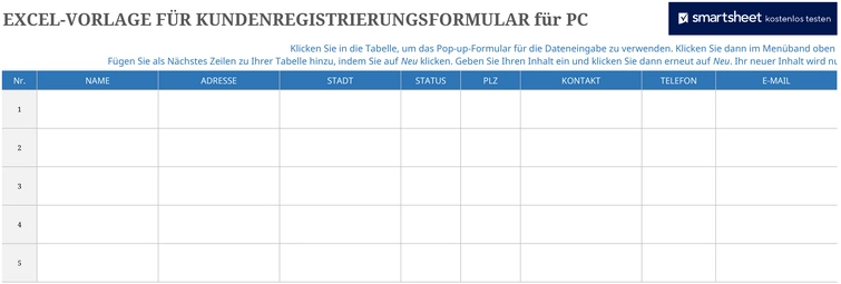 excel-vorlage-fuer-kundenregistrierungsformulare