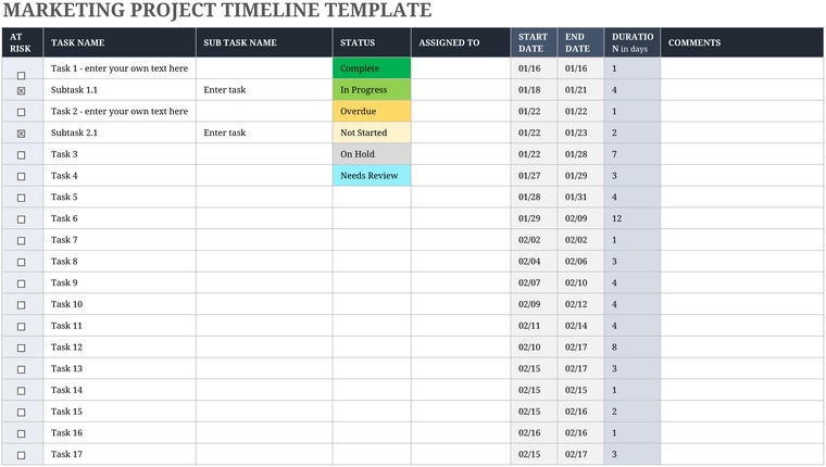excel-vorlage-fuer-marketing-projektzeitachse-zur-effizienten-planung