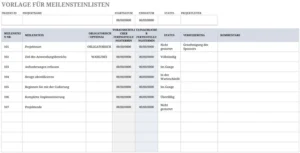 excel-vorlage-fuer-meilensteinlisten-zur-projektplanung