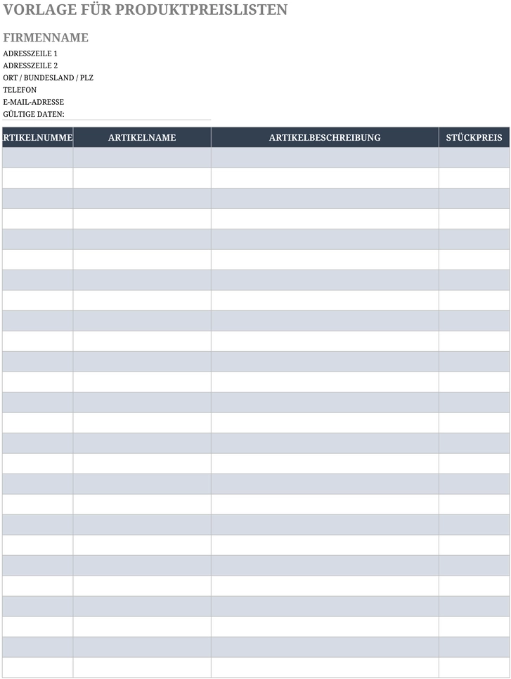 excel-vorlage-fuer-produktpreislisten-verwaltung