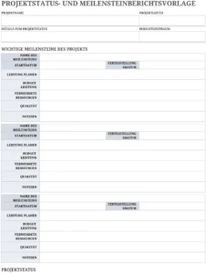 excel-vorlage-fuer-projektstatus-und-meilensteinbericht
