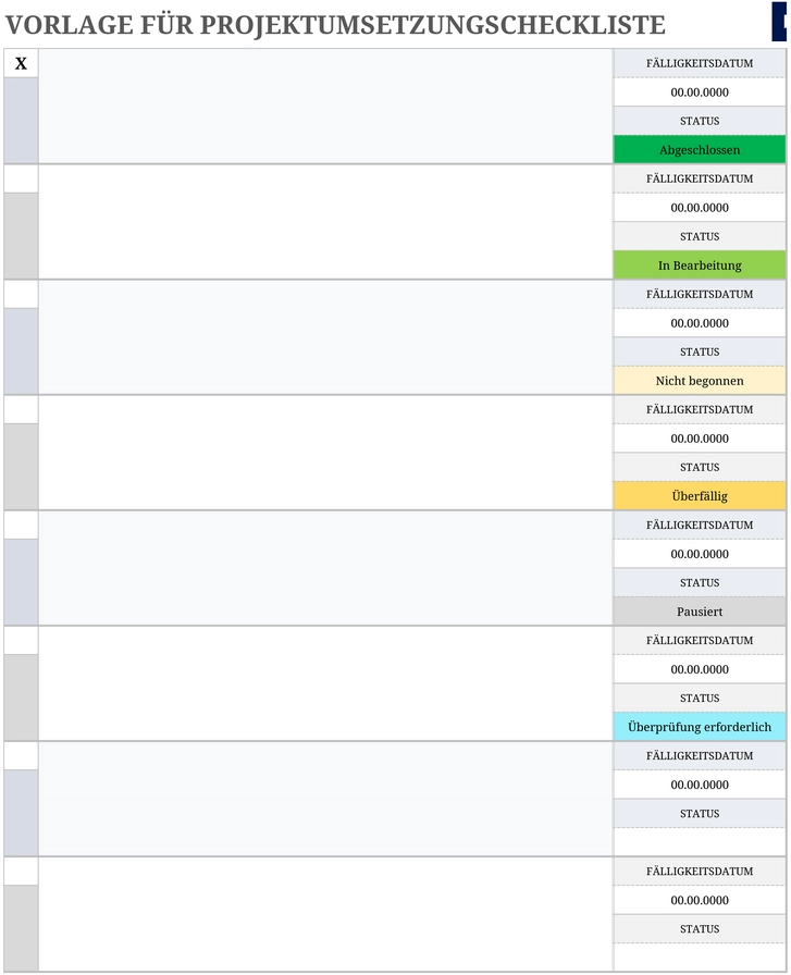 excel-vorlage-fuer-projektumsetzungscheckliste