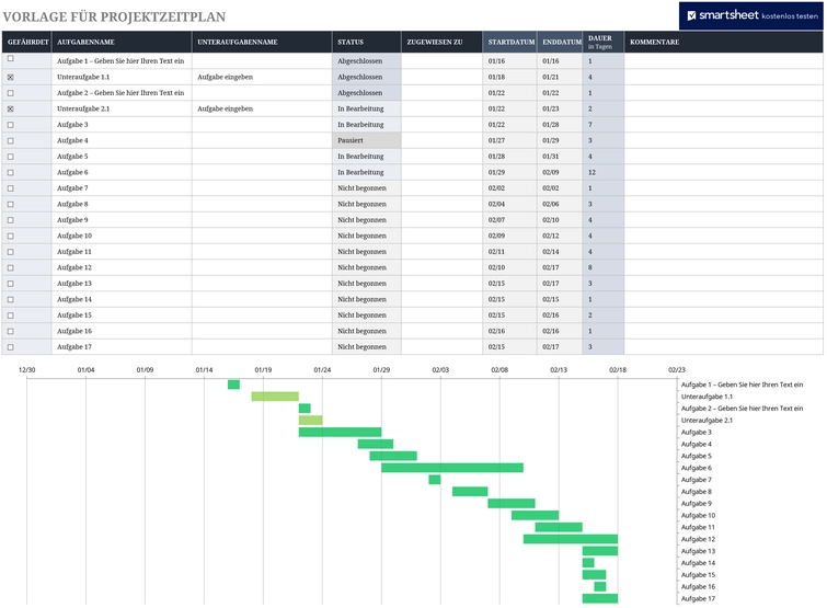 excel-vorlage-fuer-projektzeitplan-organisation