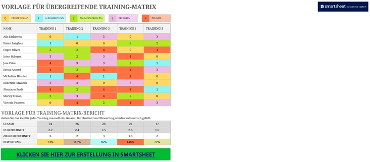 excel-vorlage-fuer-umfassende-trainingsmatrix-verwaltung