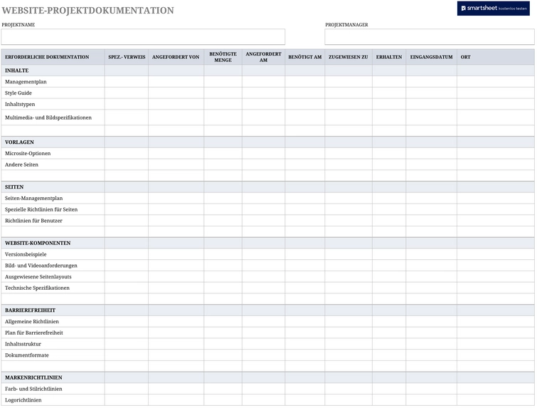 excel-vorlage-fuer-website-projektdokumentation