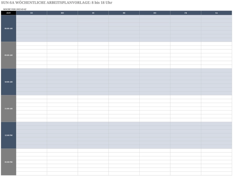 excel-vorlage-fuer-woechentlichen-arbeitsplan-acht-bis-acht