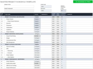 excel-vorlage-master-projektzeitplan