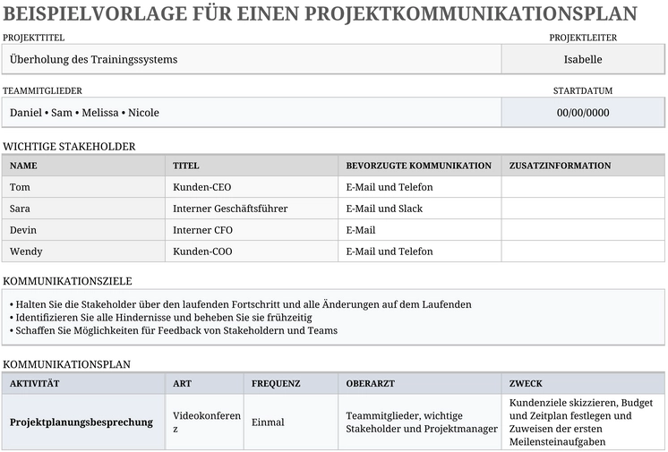 excel-vorlage-projektkommunikationsplan