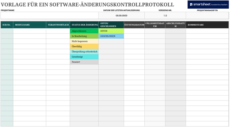 excel-vorlage-software-aenderungsprotokoll