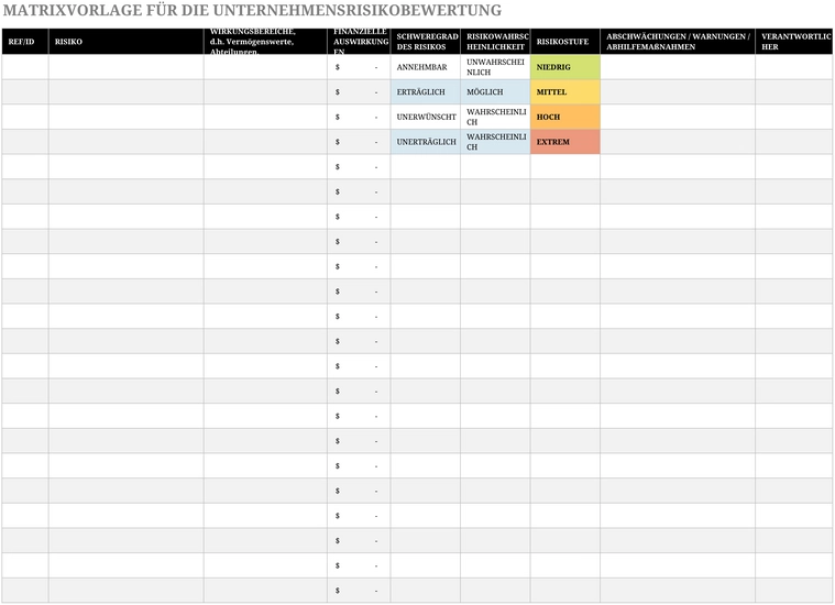 excel-vorlage-unternehmensrisikobewertung-matrix