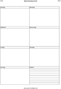 excel-wochenbericht-vorlage-zur-planung-und-organisation
