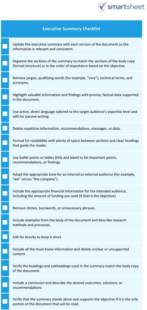 executive-summary-checklist-fuer-effektive-zusammenfassungen