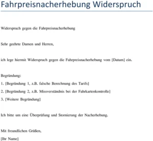 fahrpreisnacherhebung-widerspruch-vorlage
