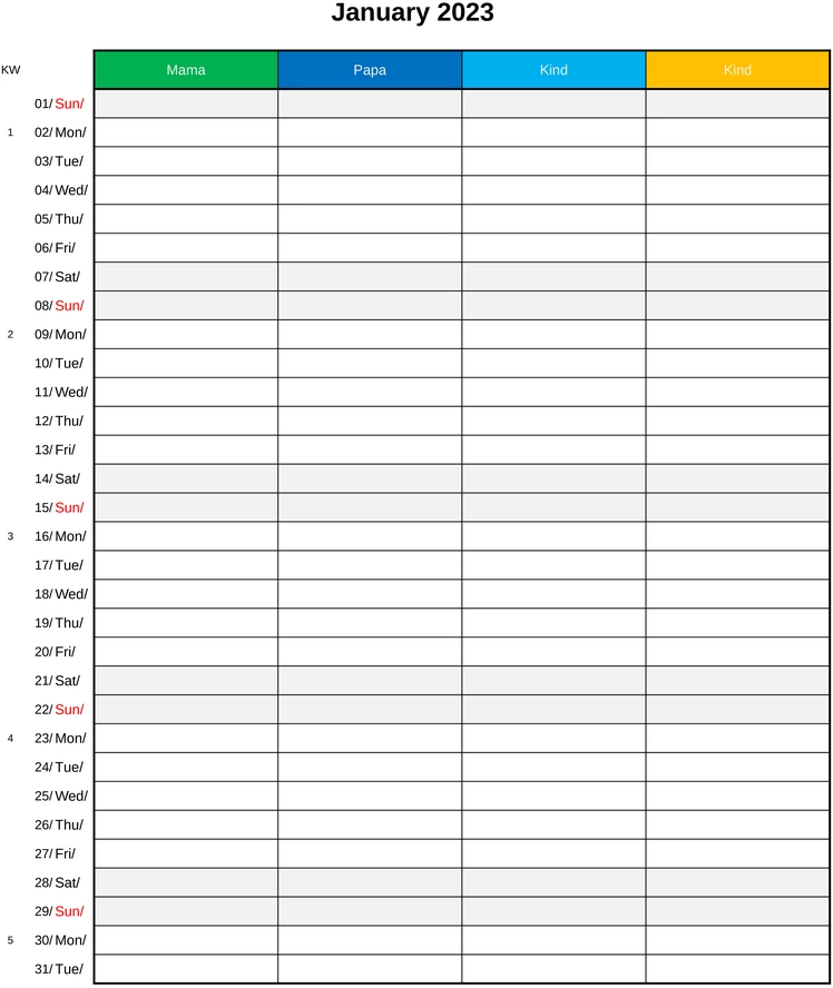 familienkalender-2023-vorlage