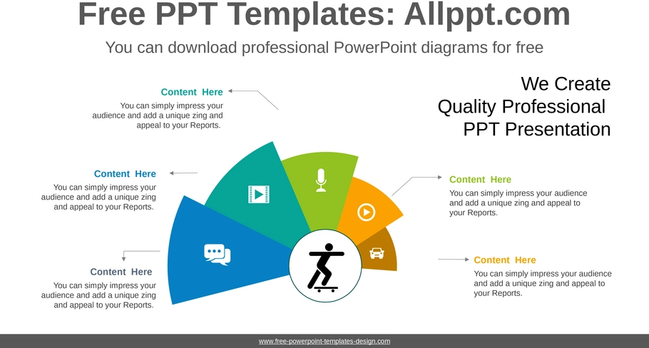 fan-shaped-treppen-diagramm-powerpoint-vorlage