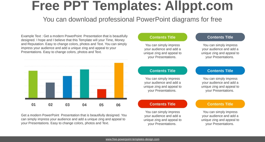 farbige-balkendiagramme-powerpoint-vorlage-visualisierung