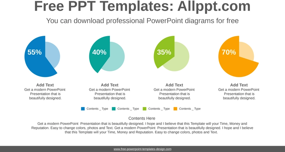 farbige-tortendiagramme-powerpoint-vorlage