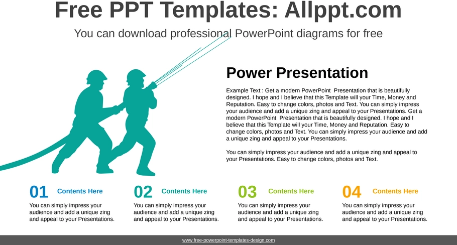 feuerwehr-silhouette-powerpoint-vorlage