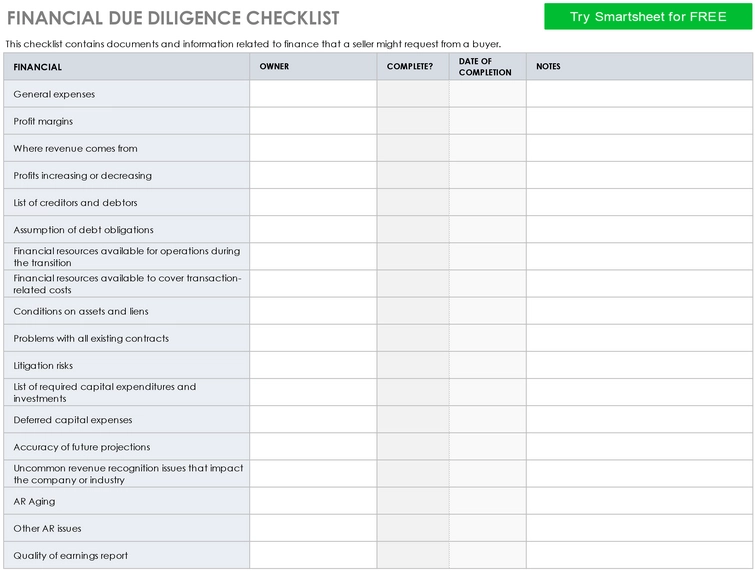 financial-due-diligence-checklist-vorlage